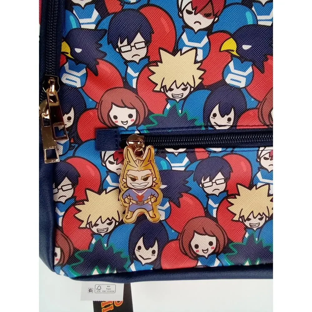 My Hero Academia All Over Print Mini Backpack Multi-Color New Bioworld